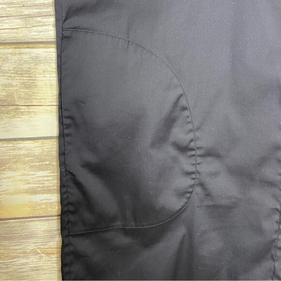 Theory 12 Walva sleeveless button front shirt dress in black - Picture 6 of 10